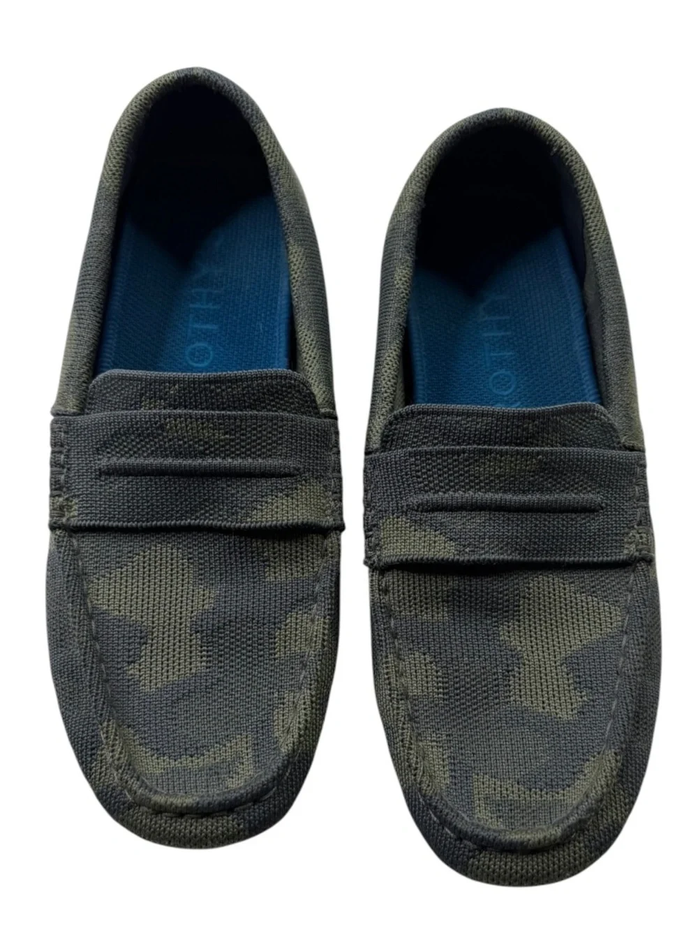 Rothy's Men's Camo Driving Loafers Knit Slip On Shoes Size 7.5